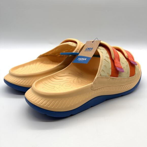 New HOKA Sandals Slide Me  Size 14 Vibrant Orange ORA Luxe Recovery Foam 1134150 main image 9